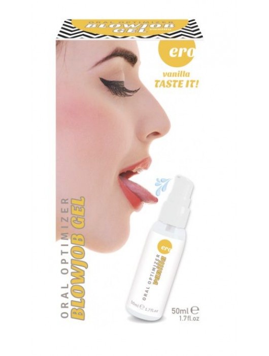 Увлажняющий гель для орального секса с ароматом ванили - 50 мл. - Ero - купить с доставкой в Мытищах