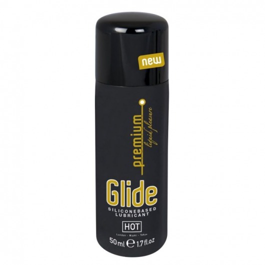 Интимный гель на силиконовой основе Premium Glide - 50 мл. - HOT - купить с доставкой в Мытищах