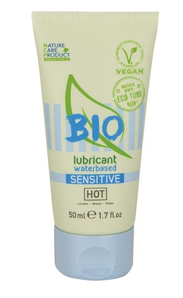 Органический лубрикант для чувствительной кожи Bio Sensitive - 50 мл. - HOT - купить с доставкой в Мытищах