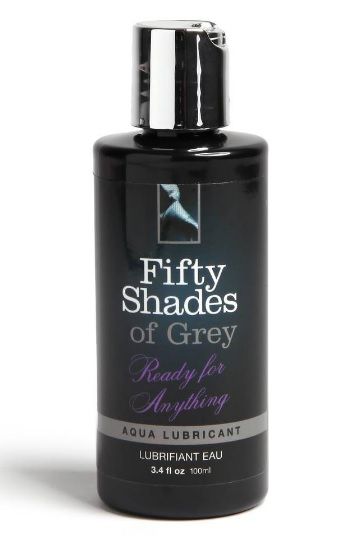 Лубрикант на водной основе Ready for Anything Aqua Lubricant - 100 мл. - Fifty Shades of Grey - купить с доставкой в Мытищах