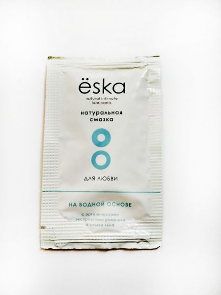 Натуральный лубрикант на водной основе Ёska - 7 мл. - Eska - купить с доставкой в Мытищах