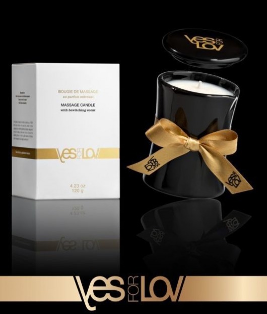 Массажная аромасвеча BEWITCHING MASSAGE CANDLE - 120 мл. - YESforLOV - купить с доставкой в Мытищах