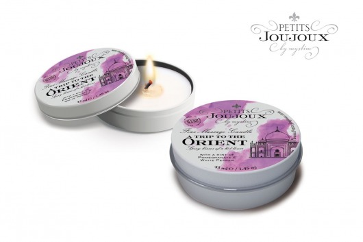 Массажная свеча Petits Joujoux Orient с ароматом граната и белого перца - 33 гр. - MyStim - купить с доставкой в Мытищах