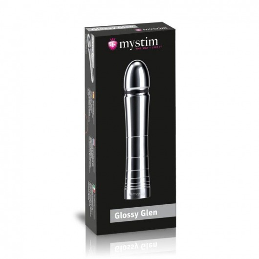 Фаллоимитатор для электростимуляции Glossy Glen Dildo - 14 см. - MyStim - купить с доставкой в Мытищах