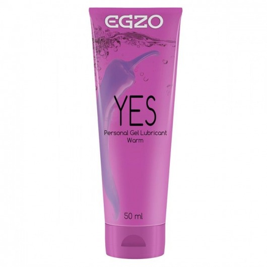 Согревающий лубрикант на водной основе Egzo Yes - 50 мл. - EGZO - купить с доставкой в Мытищах