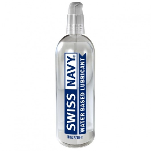 Лубрикант Swiss Navy Water Based Lube на водной основе - 473 мл. - Swiss navy - купить с доставкой в Мытищах
