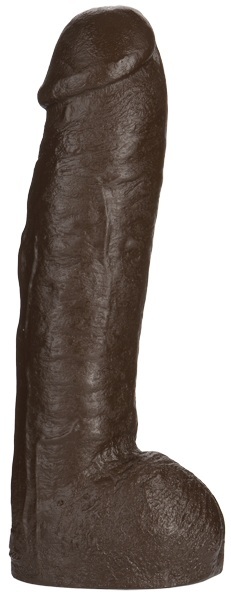 Большая насадка для трусиков Vac-U-Lock Realistic Hung - 31,7 см. - Doc Johnson - купить с доставкой в Мытищах