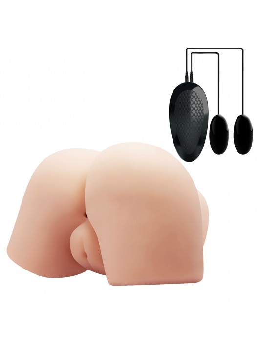 Вагина и попка с вибрацией CRAZY BULL - Baile - в Мытищах купить с доставкой