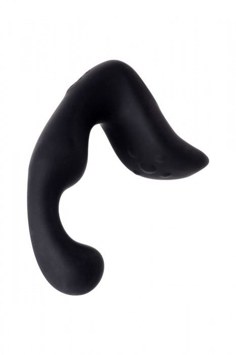 Чёрный изогнутый вибростимулятор простаты Erotist - Erotist Adult Toys - в Мытищах купить с доставкой