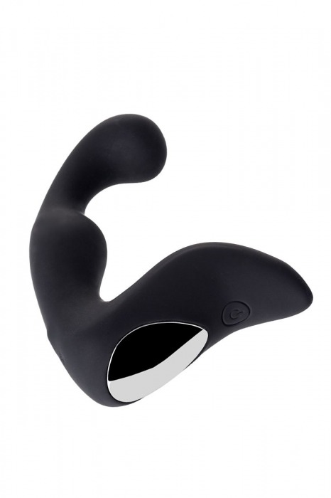 Чёрный изогнутый вибростимулятор простаты Erotist - Erotist Adult Toys - в Мытищах купить с доставкой