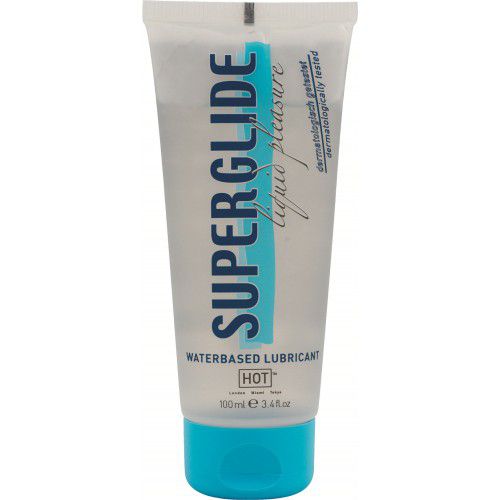 Интимная смазка на водной основе Superglide - 100 мл. - HOT - купить с доставкой в Мытищах