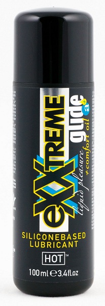 Анальная смазка на силиконовой основе Exxtreme Glide - 100 мл. - HOT - купить с доставкой в Мытищах