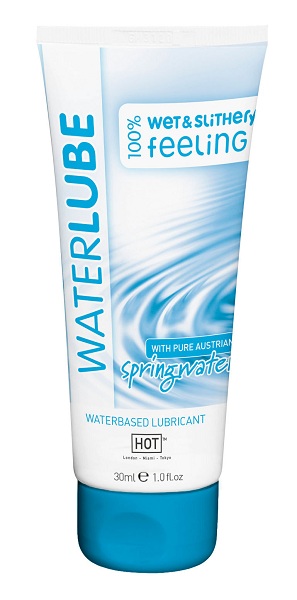 Гель-смазка на основе чистой родниковой воды WaterLube - 30 мл. - HOT - купить с доставкой в Мытищах