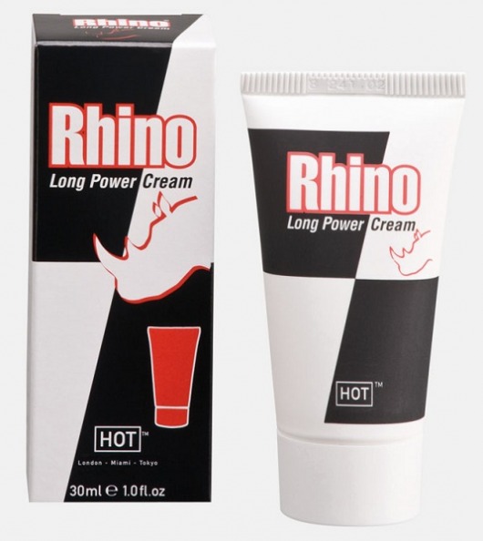 Крем-пролонгатор для мужчин Rhino - 30 мл. - HOT - купить с доставкой в Мытищах