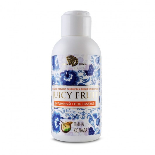 Интимный гель на водной основе JUICY FRUIT с ароматом пина колада - 100 мл. - БиоМед - купить с доставкой в Мытищах