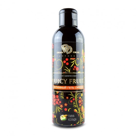 Интимный гель на водной основе JUICY FRUIT с ароматом пина колада - 200 мл. - БиоМед - купить с доставкой в Мытищах