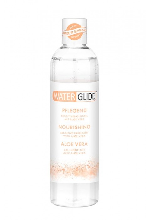 Лубрикант на водной основе с алоэ вера NOURISHING - 300 мл. - Waterglide - купить с доставкой в Мытищах