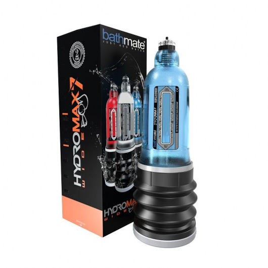Синяя гидропомпа HydroMAX7 Wide Boy - Bathmate - в Мытищах купить с доставкой