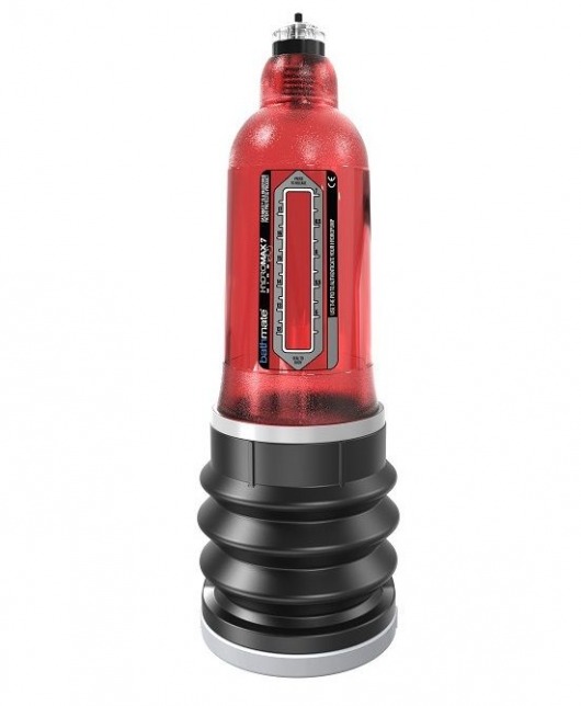 Красная гидропомпа HydroMAX7 Wide Boy - Bathmate - в Мытищах купить с доставкой