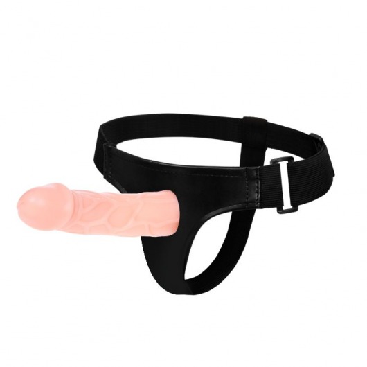 Телесный фаллоимитатор на трусиках Jessica Strap-On - 15,5 см. - Baile - купить с доставкой в Мытищах