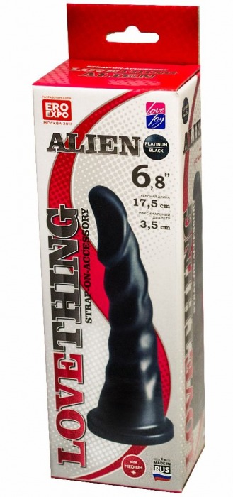 Насадка для трусиков харнесс Alien - 17,5 см. - LOVETOY (А-Полимер) - купить с доставкой в Мытищах