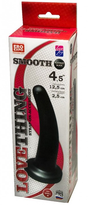 Анальная насадка Smooth - 12,5 см. - LOVETOY (А-Полимер) - купить с доставкой в Мытищах