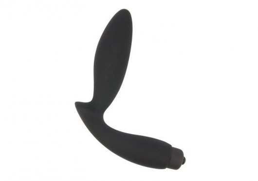 Чёрный вибростимулятор простаты Sex Expert Vibe Pleasure - Sex Expert - в Мытищах купить с доставкой