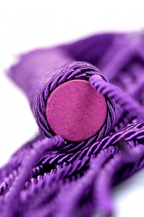 Сиреневый флоггер из веревки Theatre - 48,5 см. - ToyFa - купить с доставкой в Мытищах