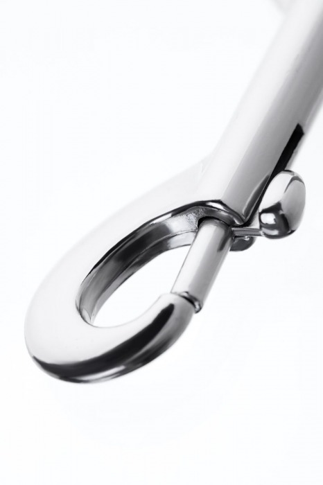 Серебристый двухсторонний карабин TOYFA Metal - ToyFa - купить с доставкой в Мытищах