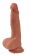Телесный реалистичный фаллоимитатор REAL с трусиками для страпона - 19,5 см. - Real купить в Мытищах с доставкой в Orgasmix.ru Телесный реалистичный фаллоимитатор REAL с трусиками для страпона - 19,5 см. - Real - купить с доставкой в Мытищах