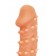 Телесная закрытая насадка с пупырышками Cock Sleeve Size L - 17,6 см. - KOKOS - в Мытищах купить с доставкой