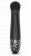 Черный вибратор с функцией электростимуляции Right on Ron - 17 см. - MyStim - купить с доставкой в Мытищах