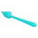 Аквамариновый гибкий вибратор - 14,2 см. - Baile купить в Мытищах с доставкой в Orgasmix.ru Аквамариновый гибкий вибратор - 14,2 см. - Baile