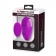 Лиловое виброяйцо с удобным пультом управления вибрацией - Baile в Мытищах Лиловое виброяйцо с удобным пультом управления вибрацией - Baile